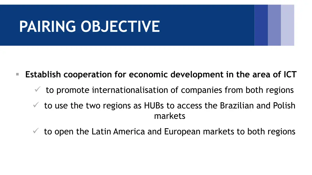 pairing objective 1