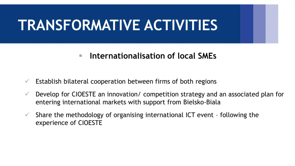 transformative activities 1