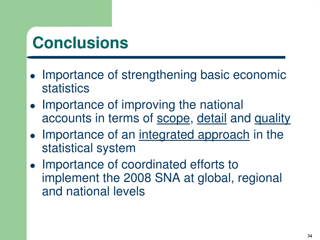 conclusions