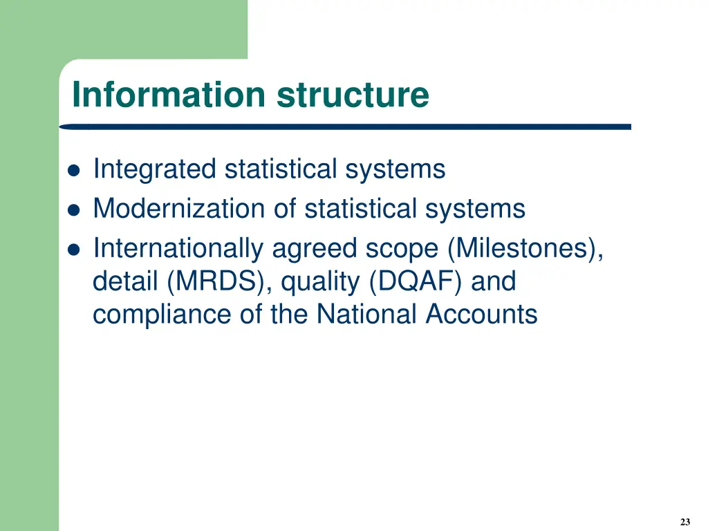 information structure