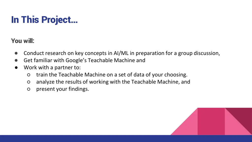 in this project