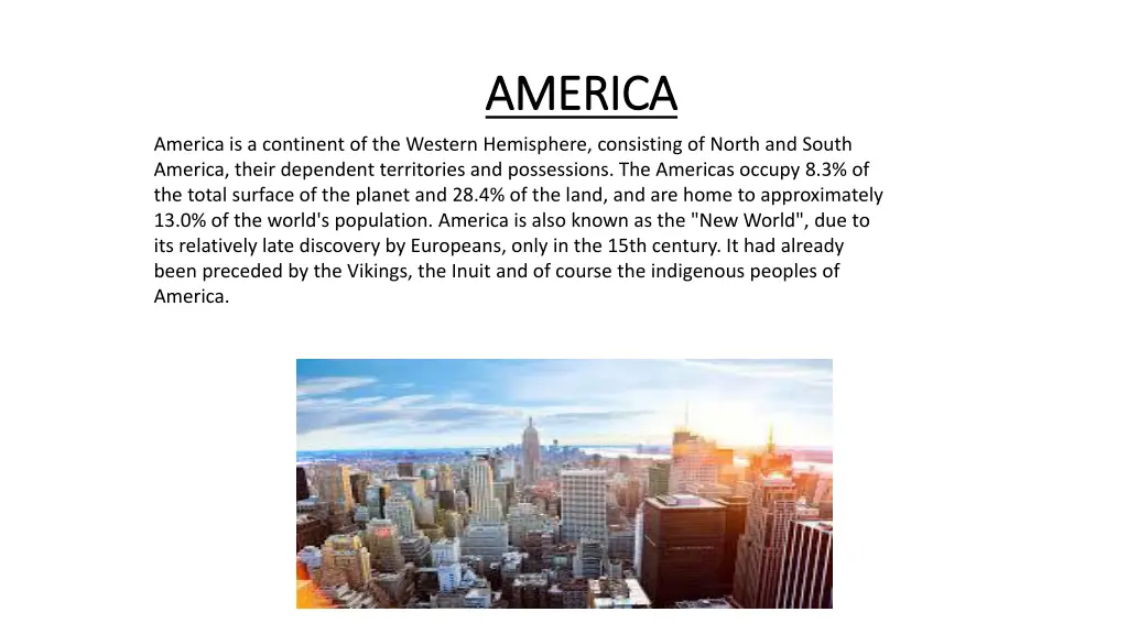 america america