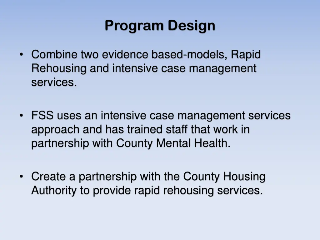 program design