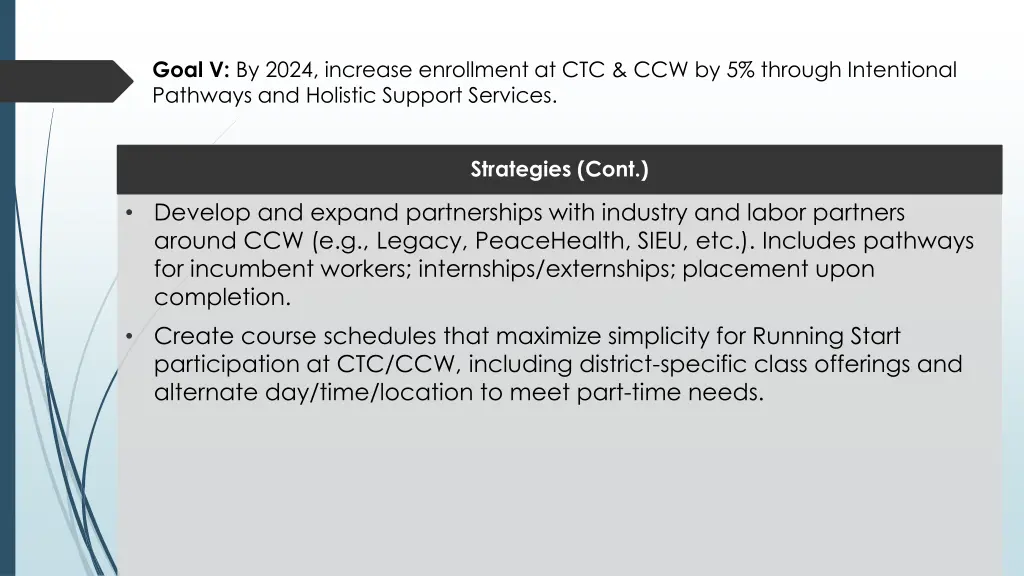 goal v by 2024 increase enrollment 1