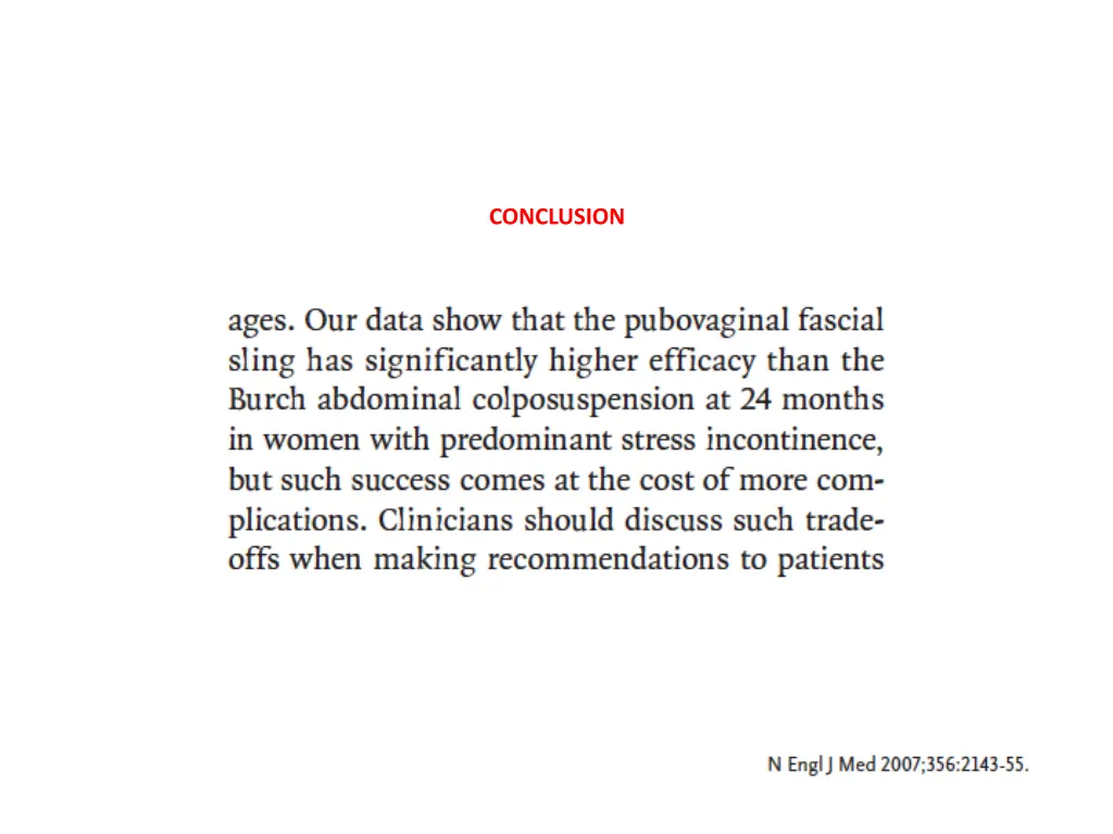 conclusion
