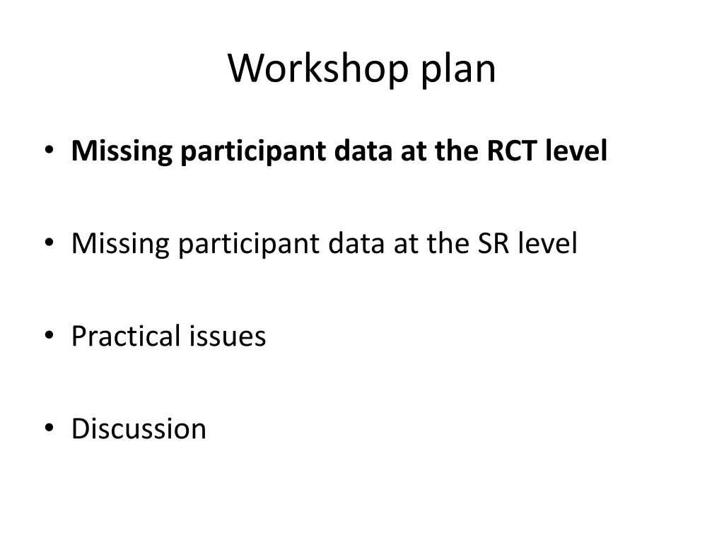 workshop plan 1