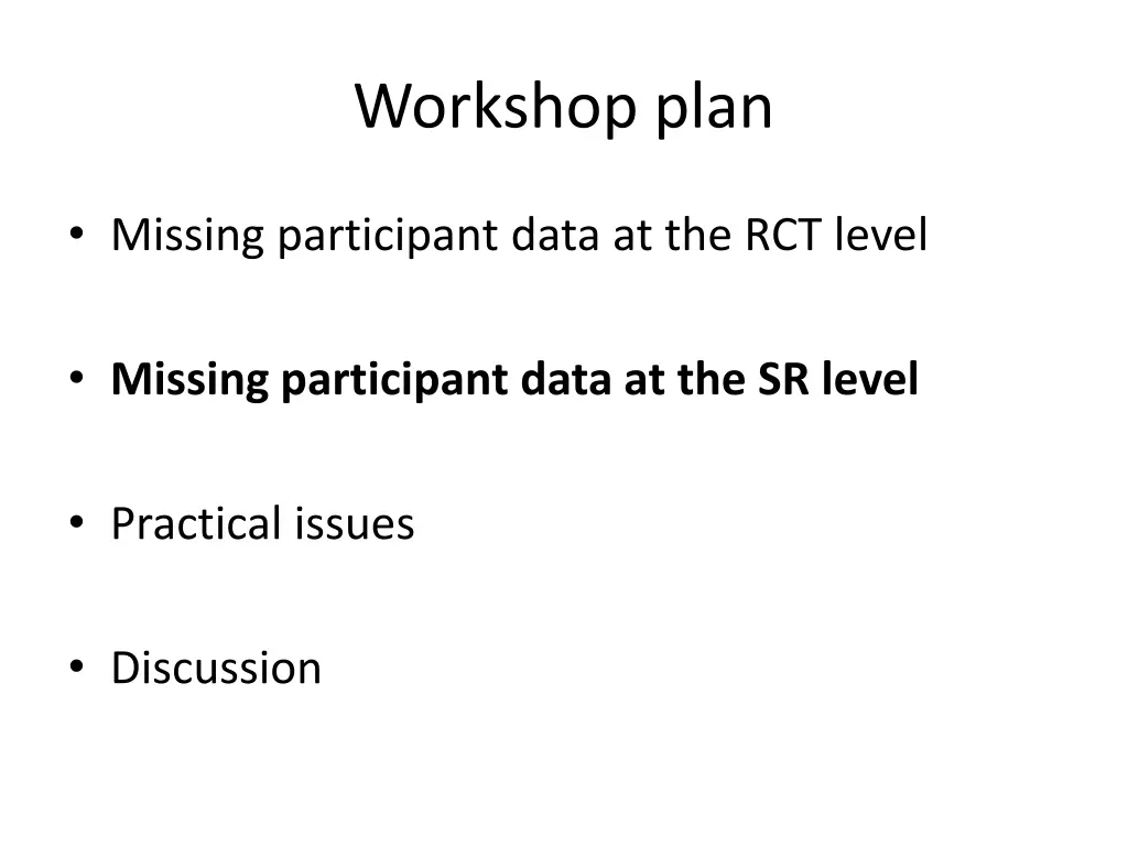 workshop plan 2