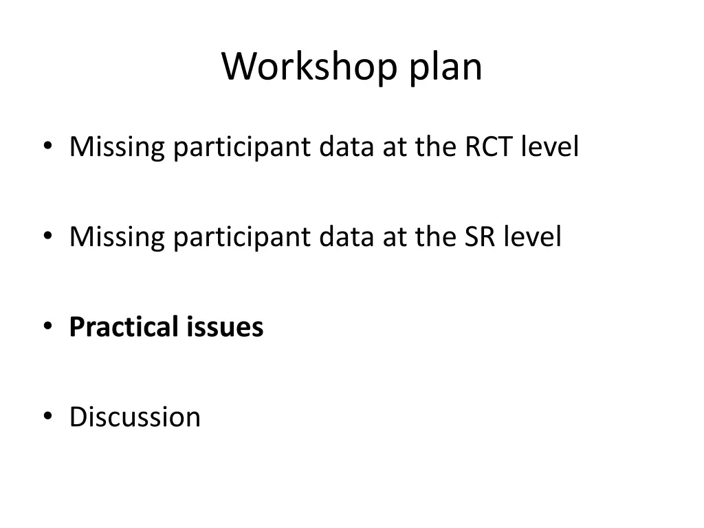 workshop plan 3