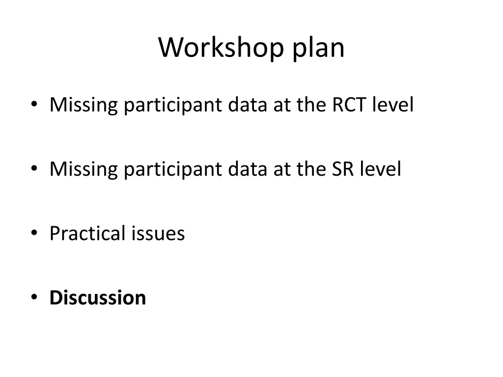 workshop plan 4