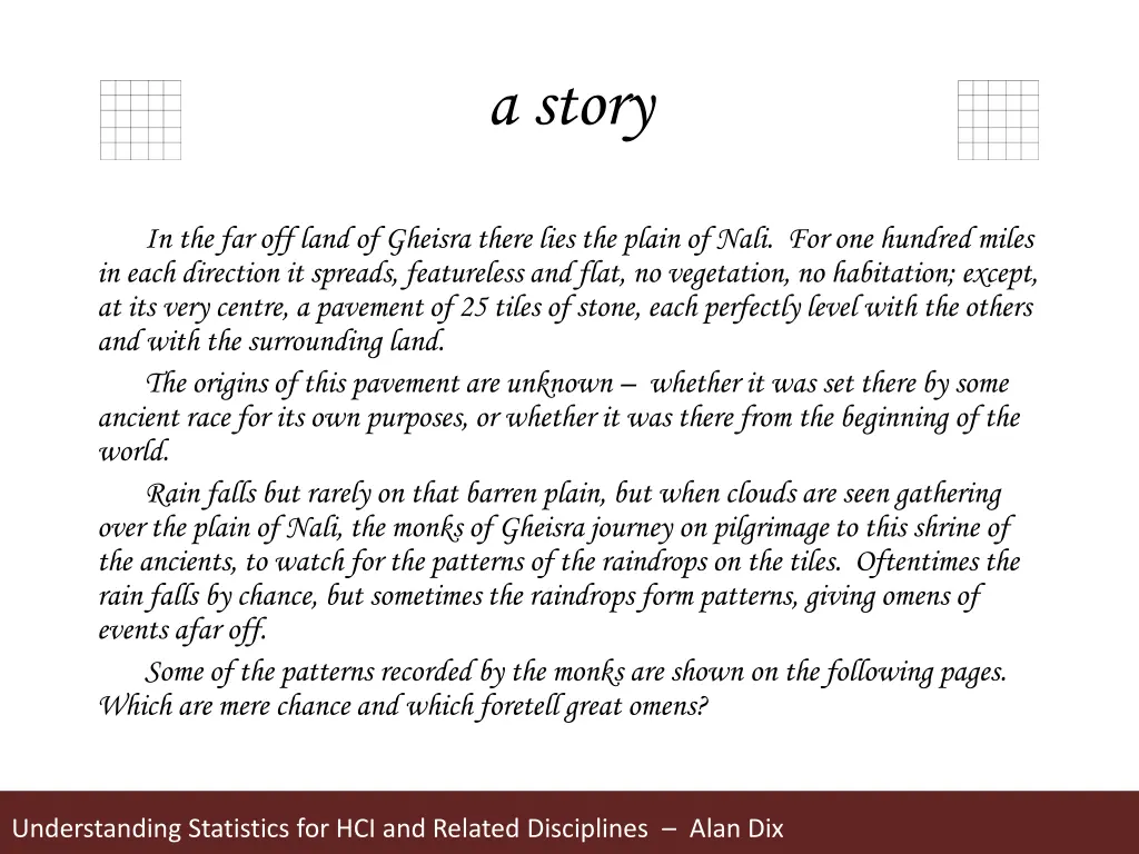 a story