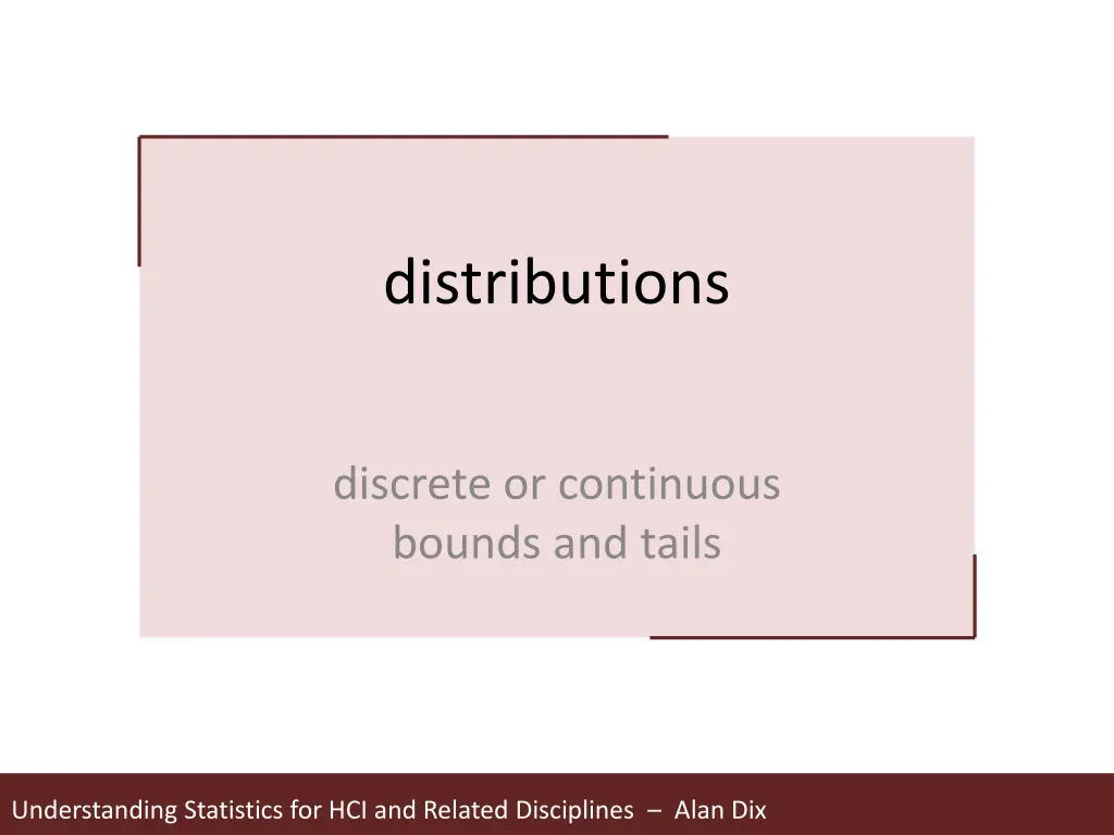 distributions