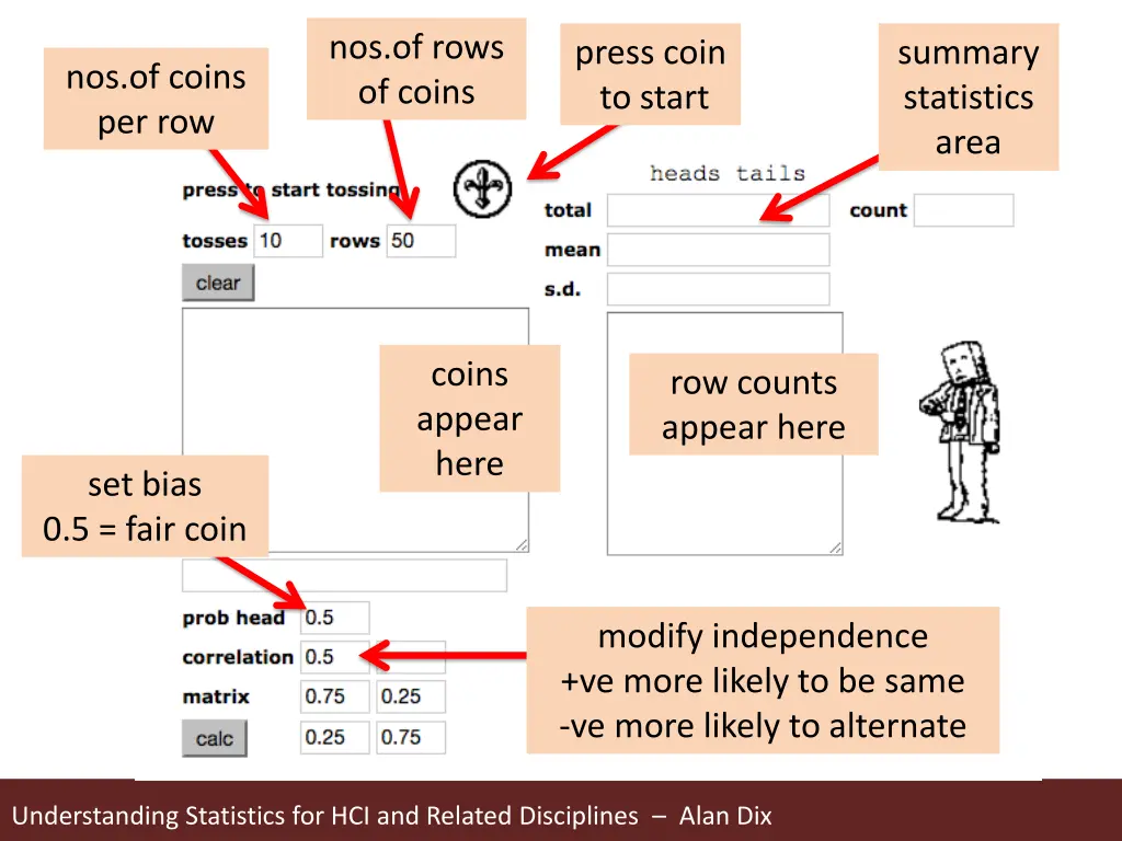 nos of rows of coins