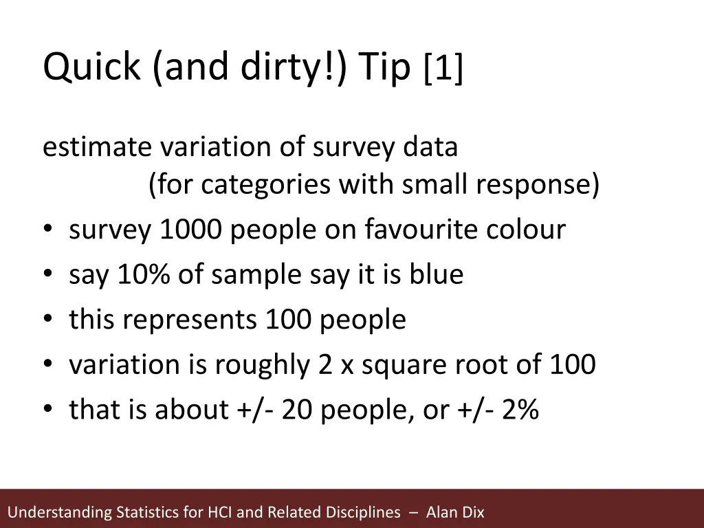 quick and dirty tip 1