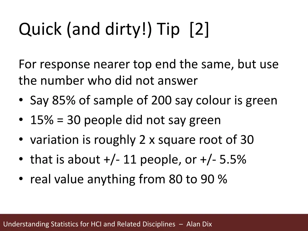 quick and dirty tip 2