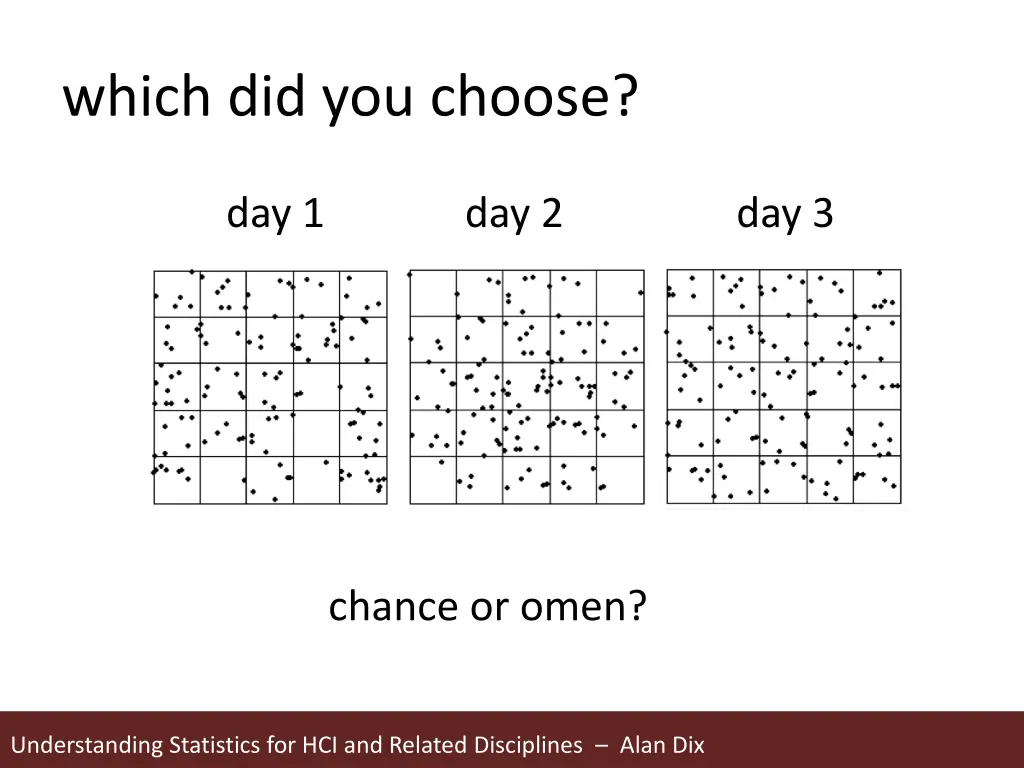 which did you choose