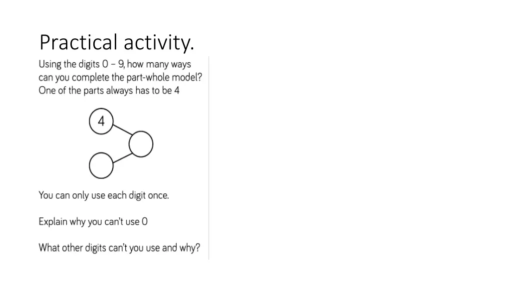 practical activity