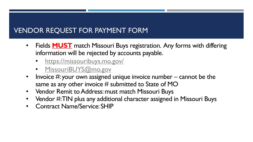 vendor request for payment form 1