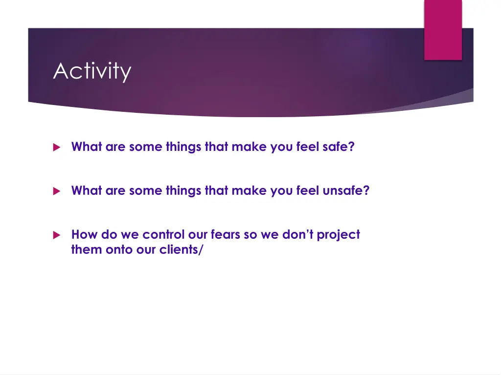 activity
