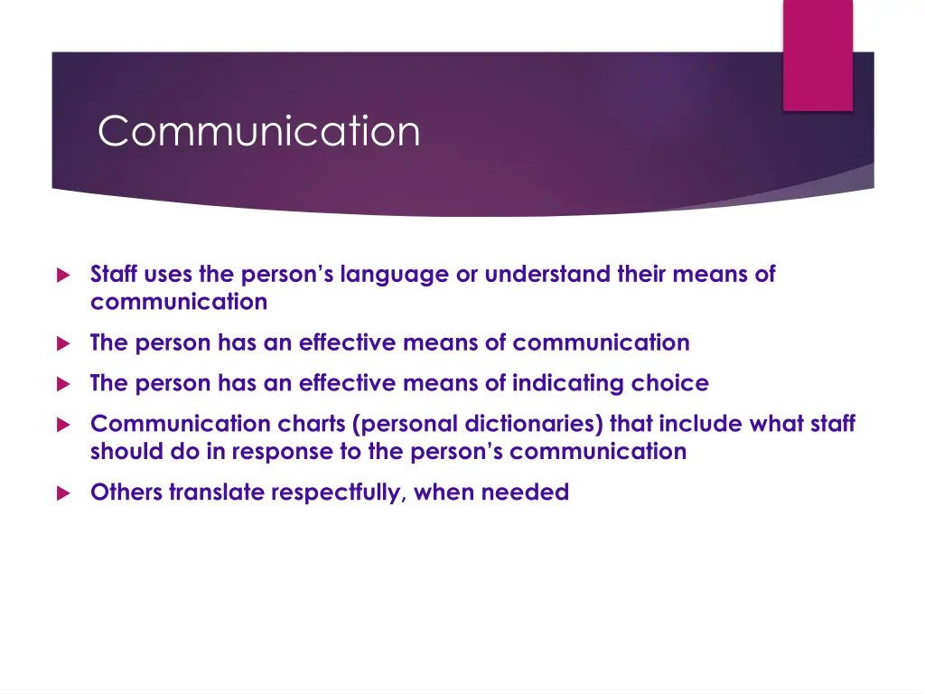 communication
