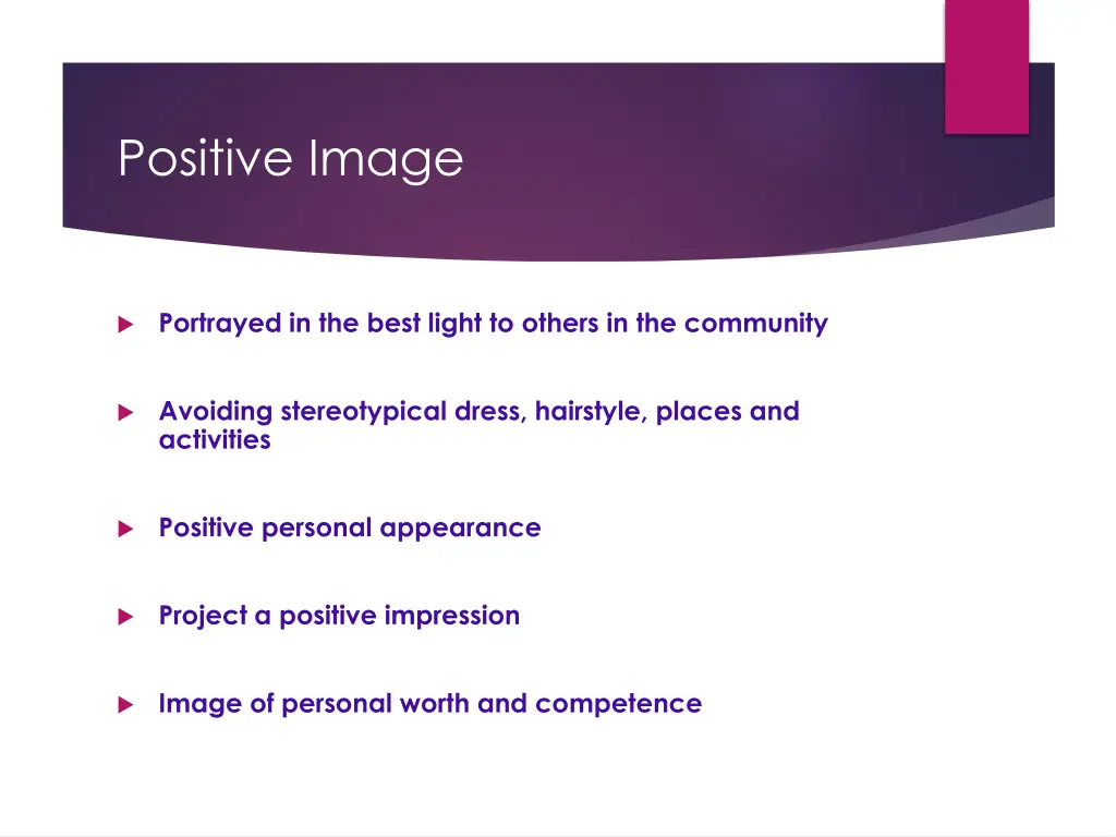 positive image