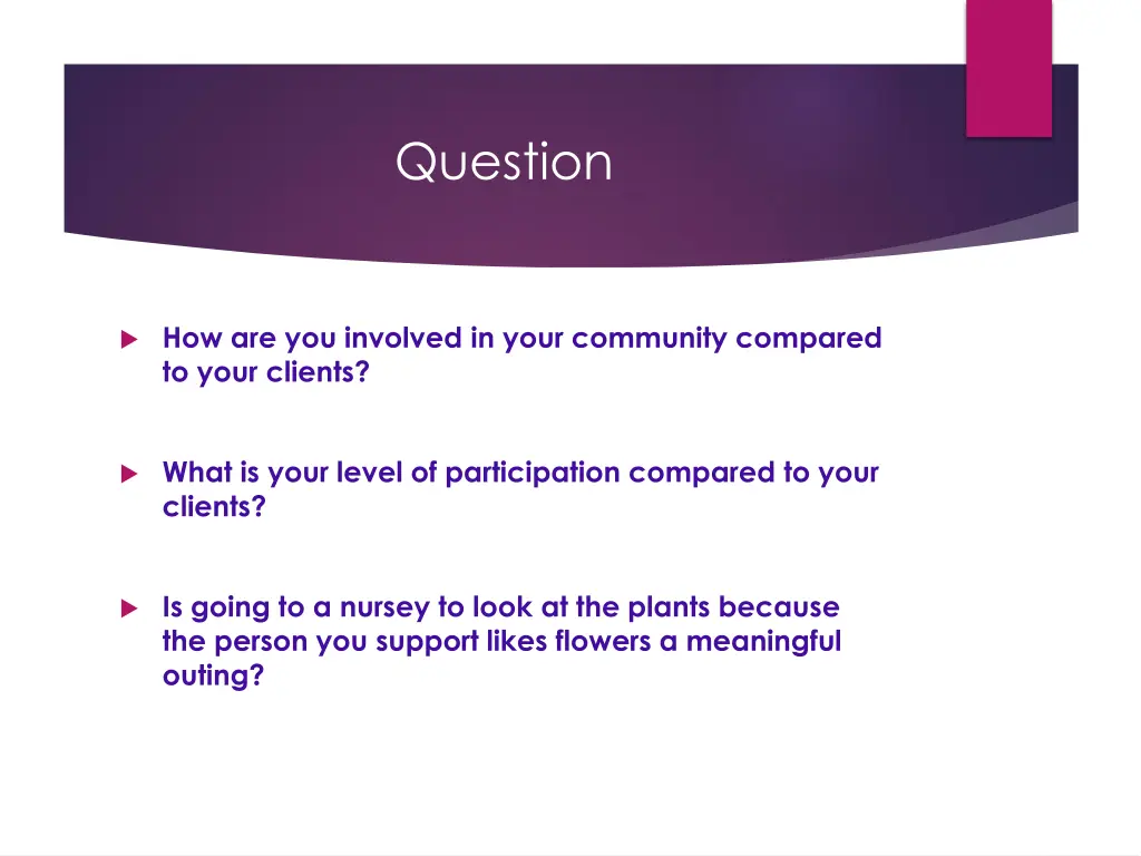 question