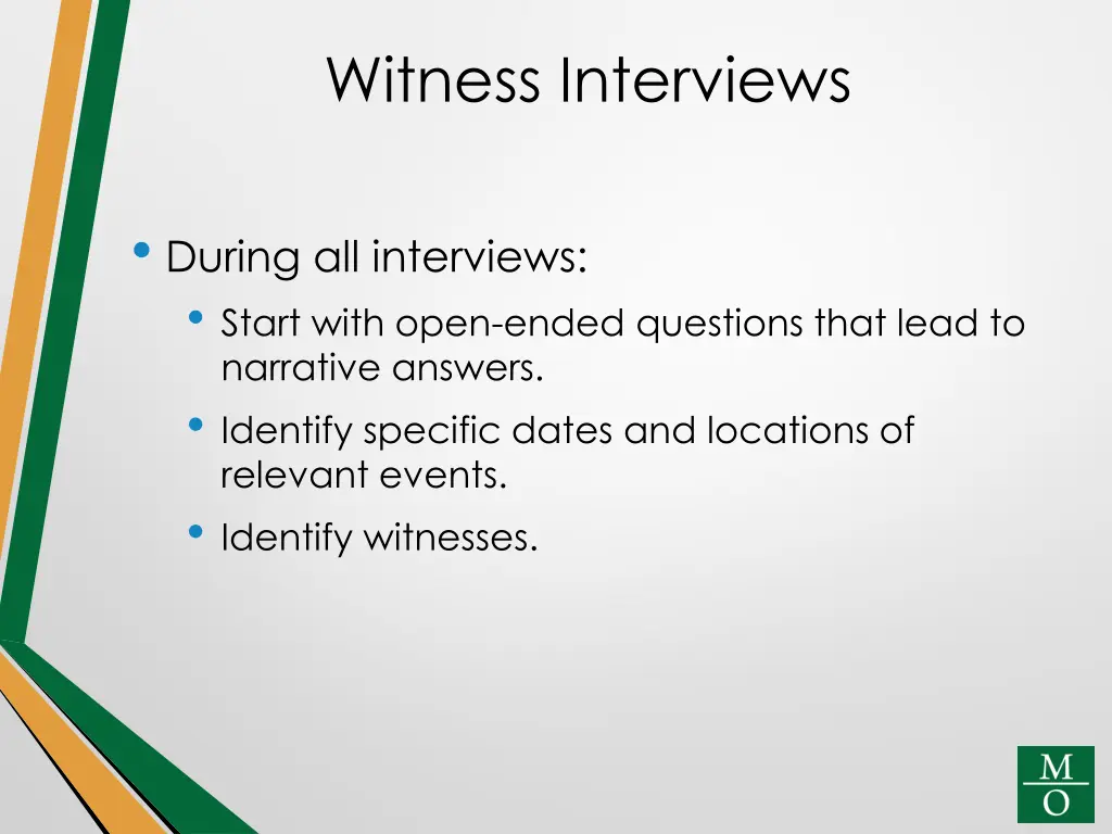 witness interviews 3