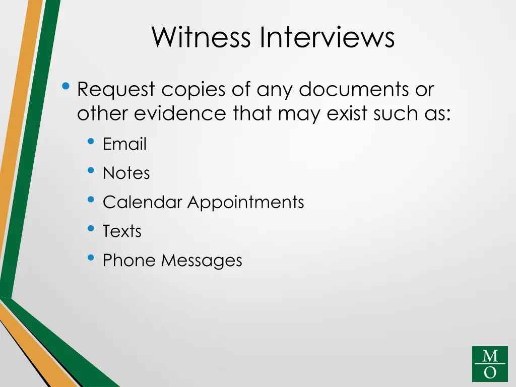 witness interviews 5