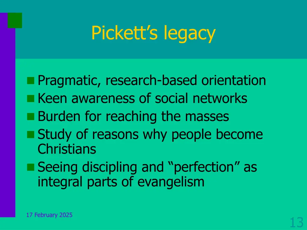 pickett s legacy
