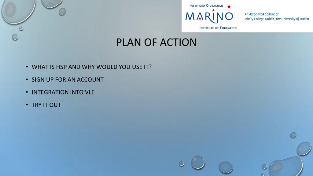 plan of action