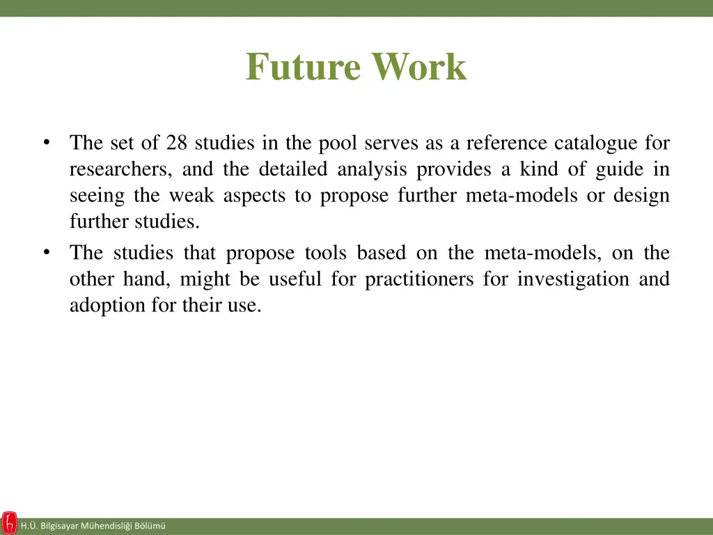 future work