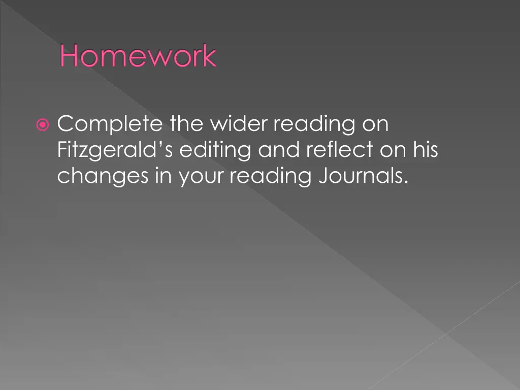 homework