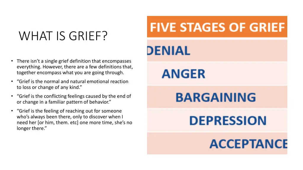 what is grief