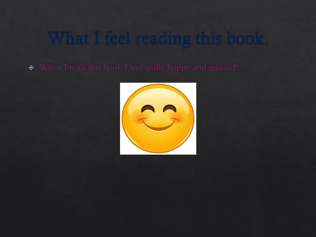 what i feel reading this book