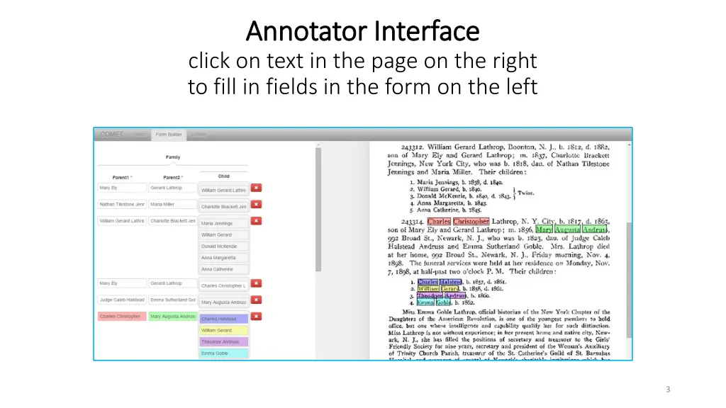 annotator interface annotator interface click