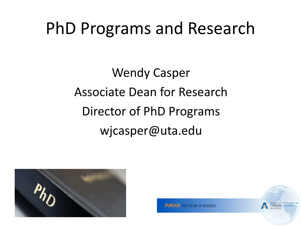 phd programs and research