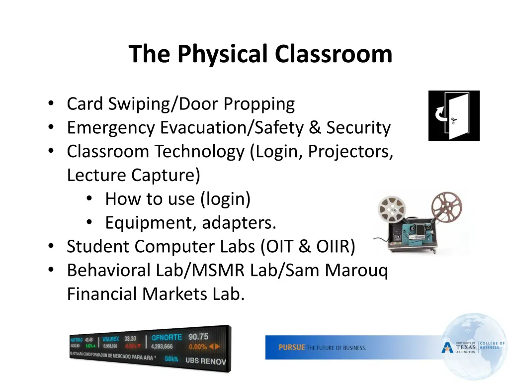 the physical classroom