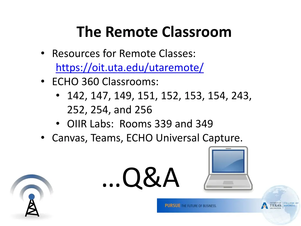the remote classroom