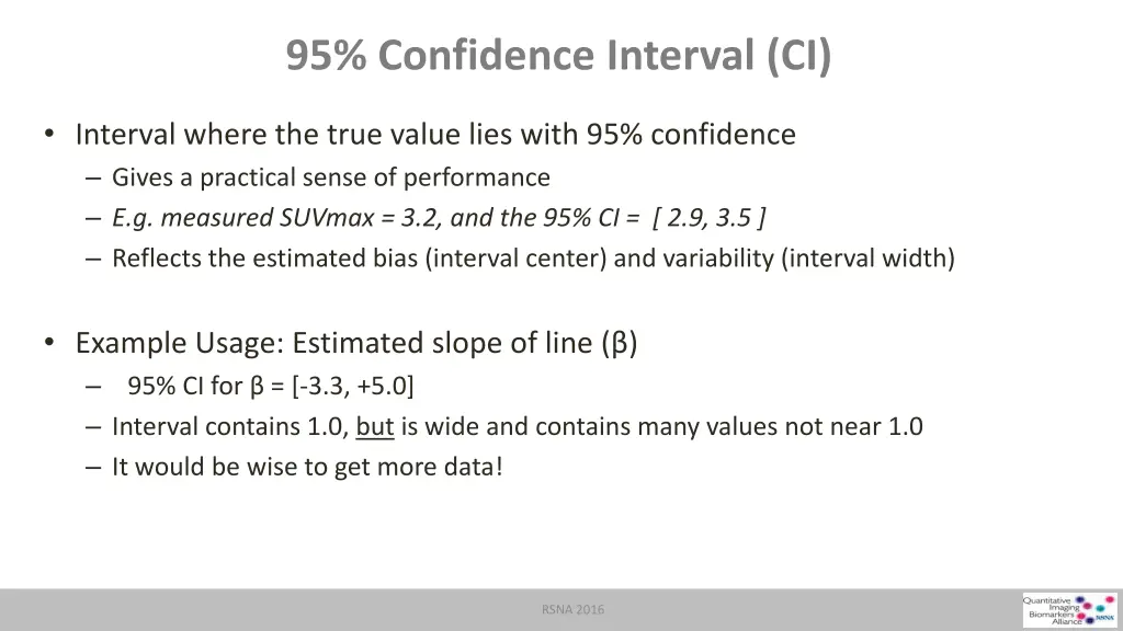 95 confidence interval ci
