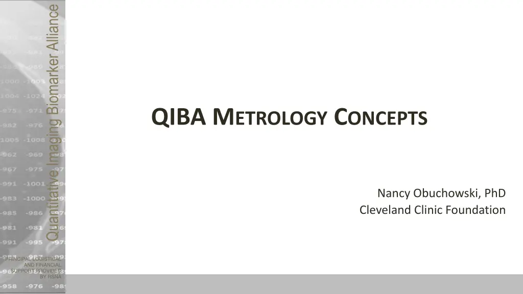 quantitative imaging biomarker alliance 1