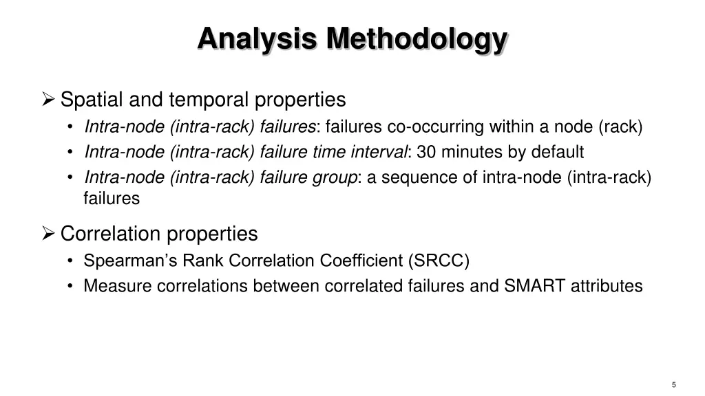 analysis methodology