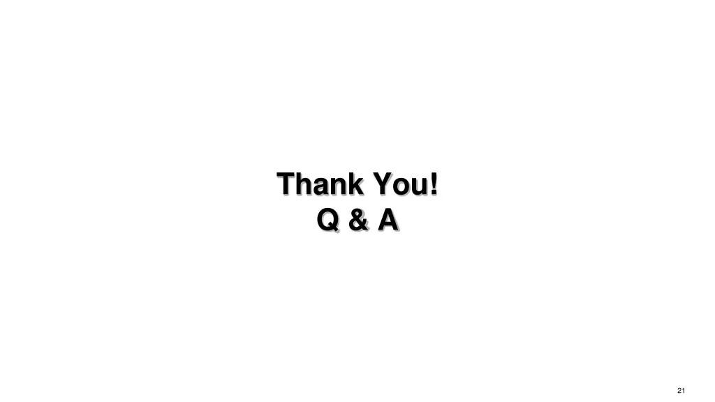 thank you q a