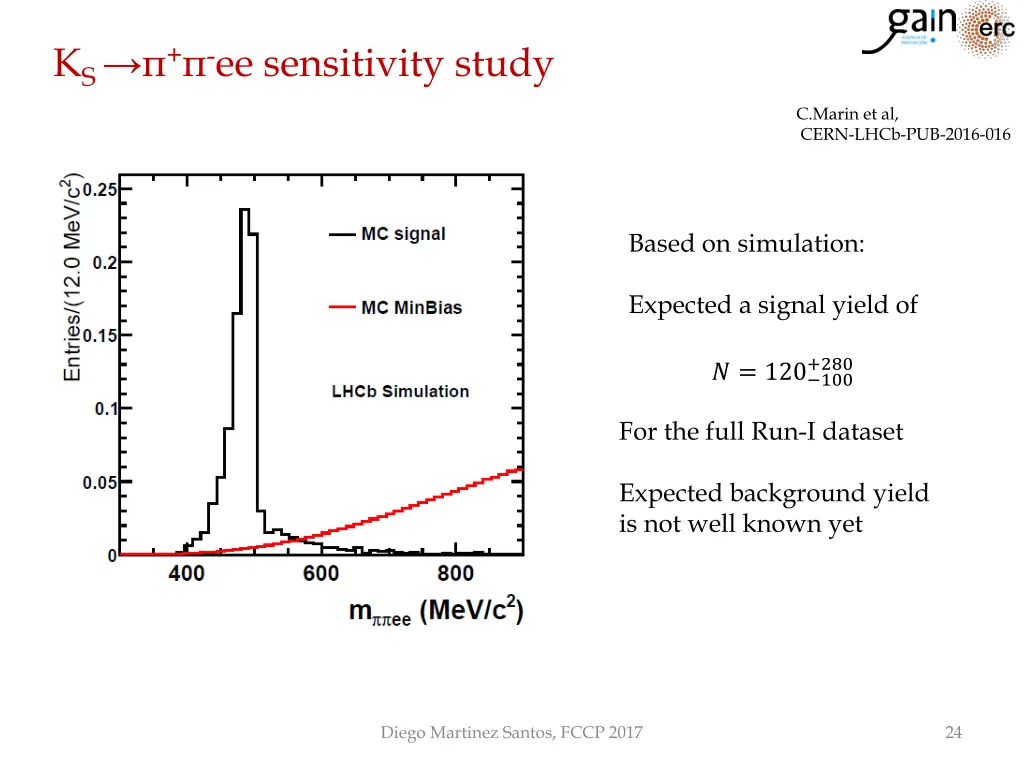 k s ee sensitivity study