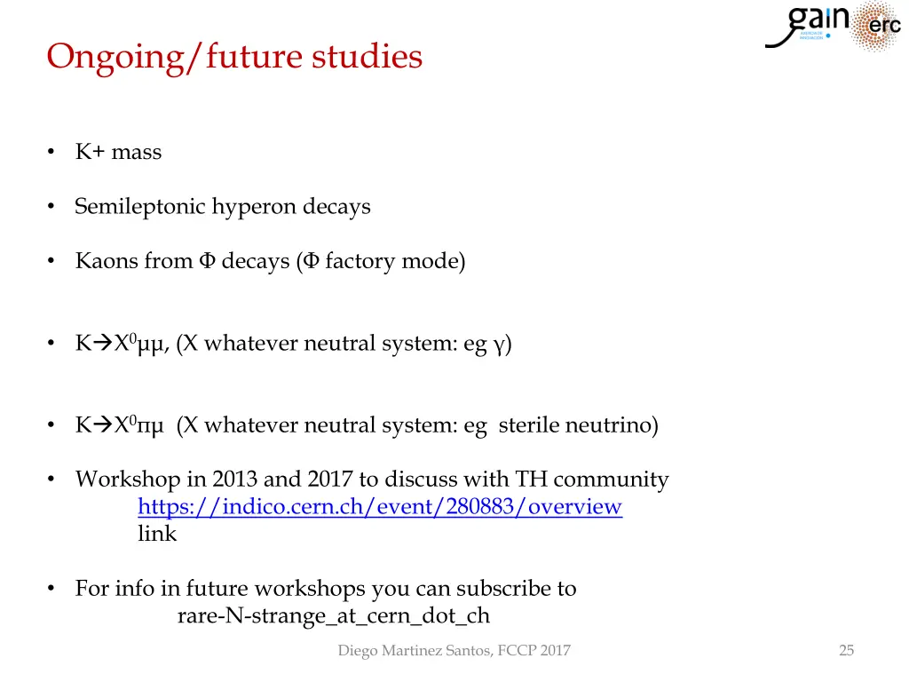 ongoing future studies