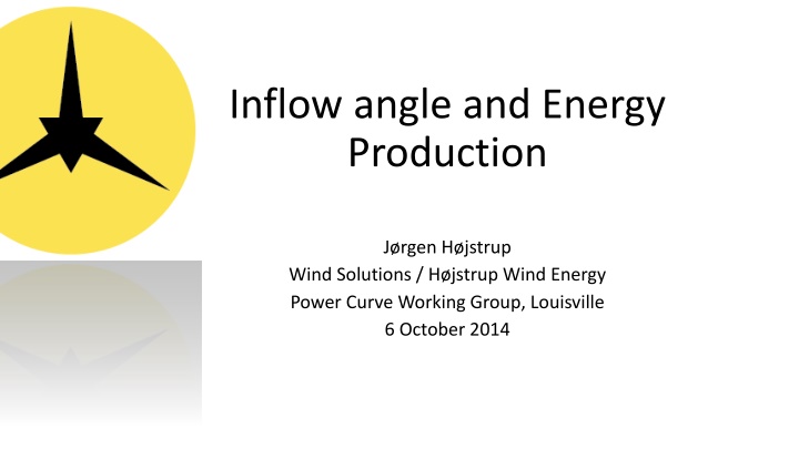 inflow angle and energy production