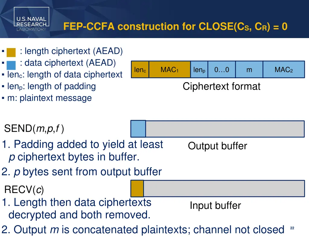 fep ccfa construction for close c s c r 0 6