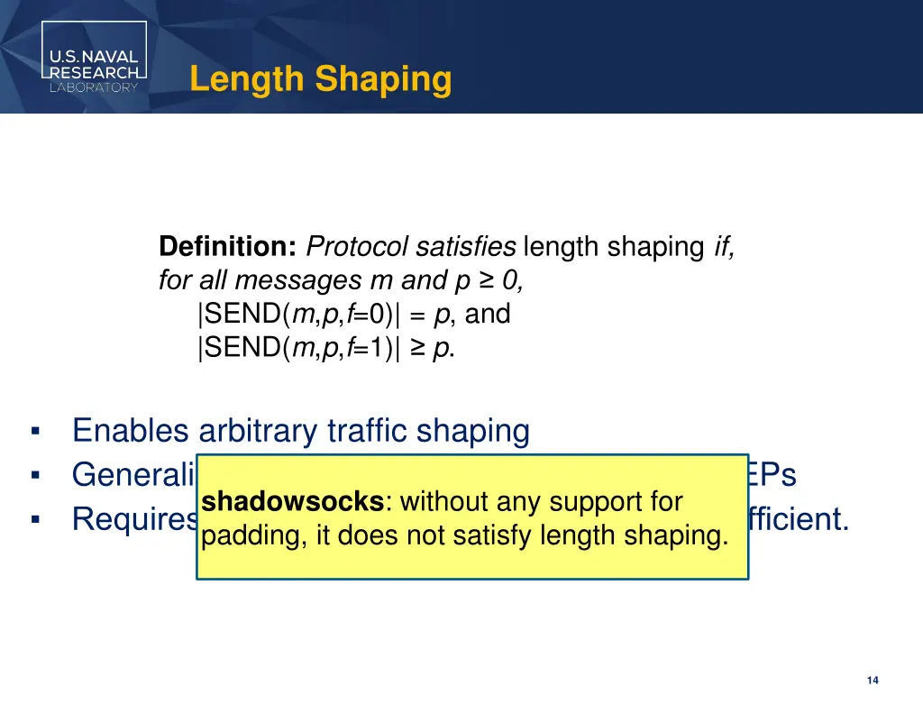 length shaping 1
