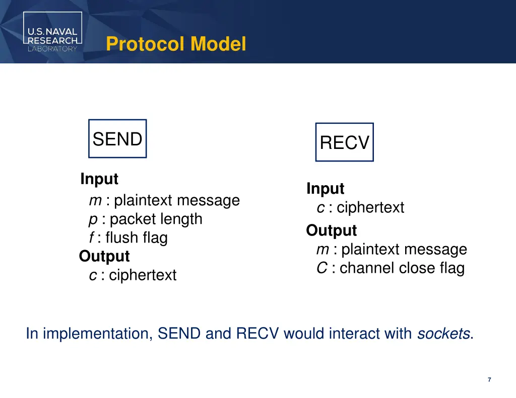 protocol model
