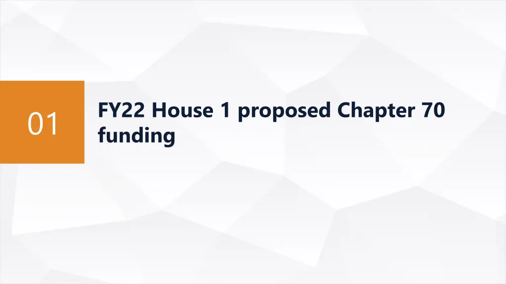 fy22 house 1 proposed chapter 70 funding