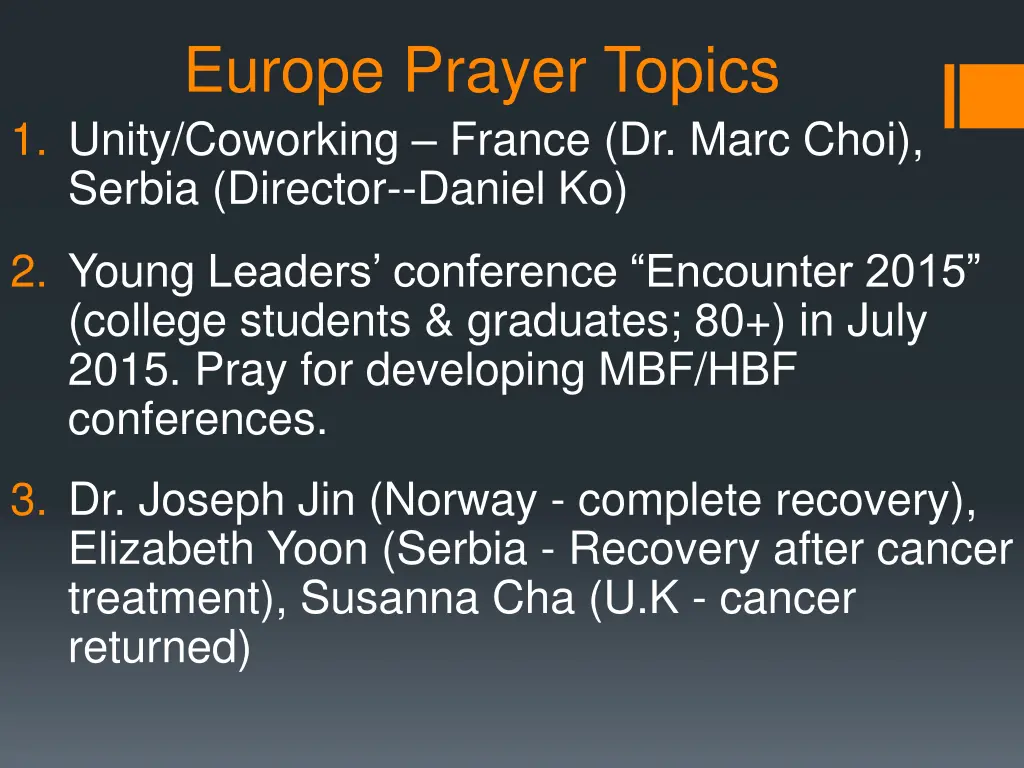 europe prayer topics 1 unity coworking france