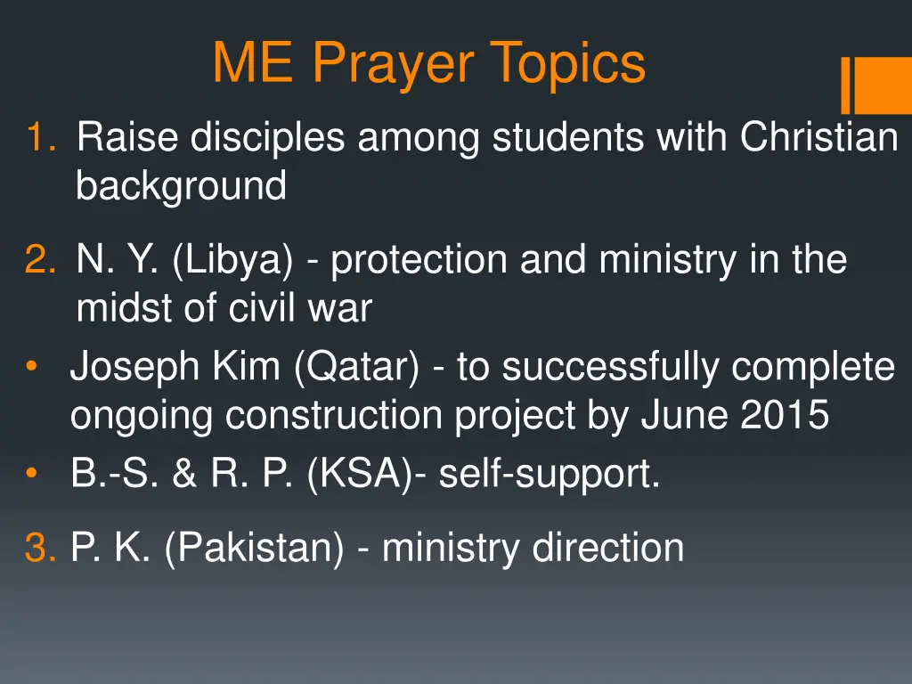 me prayer topics 1 raise disciples among students